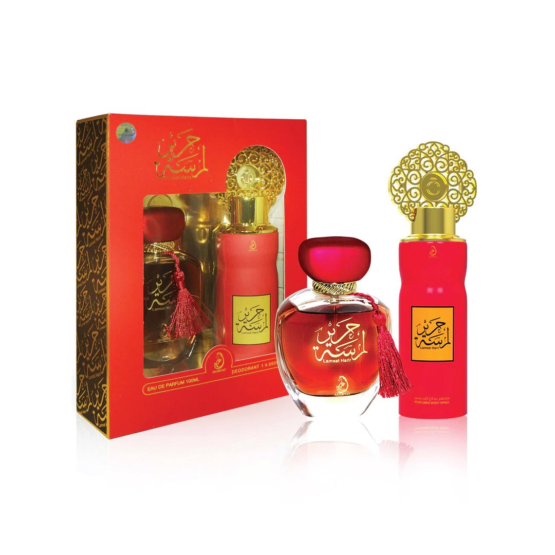 ARABIYAT LAMSAT HARIER EDP 100ML+200ML DEO ARABIYAT LAMSAT HARIER EDP 100ML+200ML DEO
